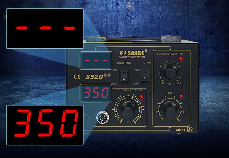 Cyfrowy wyświetlacz dużej mocy – Smd Rework Station Hot Air Soldering 2 In 1 recenzja i cena