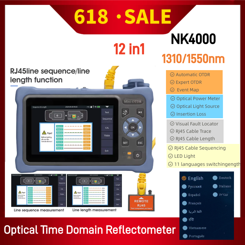 MINI OTDR 1310/1550nm 26/24dB  – Optical Time Domain Reflectometer Otdr 1310 1550Nm recenzja i cena