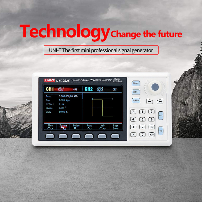 UNI-T UTG932E UTG962E funkcja  – Dual Channel Arbitrary Waveform Function Generator 60Mhz recenzja i cena
