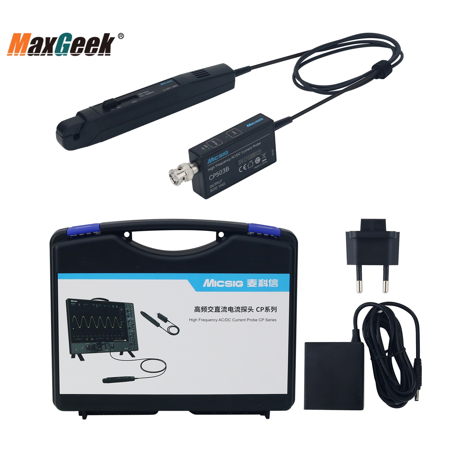 Sondy prądowe Micsig High Freq – Current Probe Ac Dc 50Mhz Oscilloscope recenzja i cena